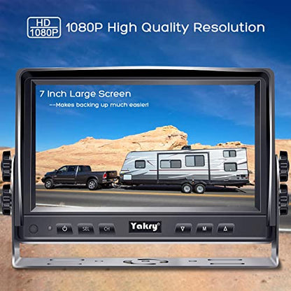 Cámara de respaldo para autocaravana HD 1080P 7 pulgadas, ki