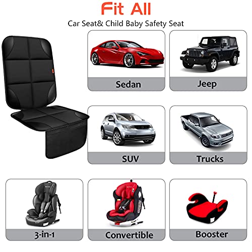 1 protector de asiento de automóvil, 1 alfombrilla acolchada
