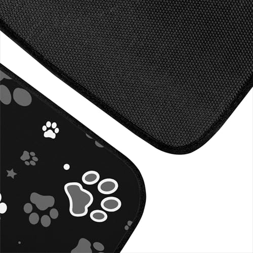 Alfombras universales con estampado de patas, huellas de per