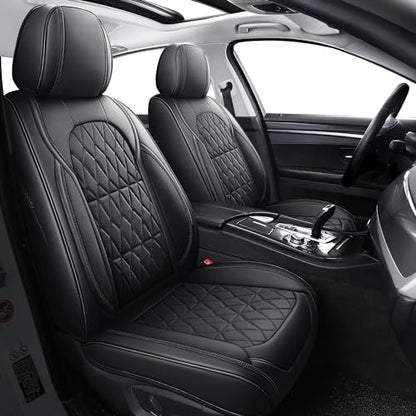 Aierxuan Fundas de asiento delantero de automóvil, impermeab