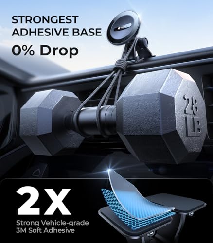 VICSEED Actualización 2025 para soporte de coche MagSafe [ad