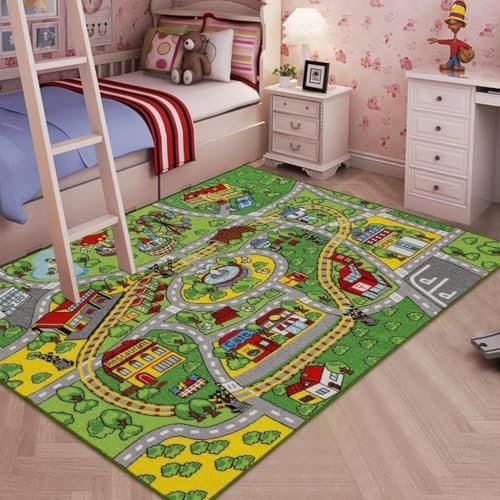 JACKSON Tapete infantil grande para autos de juguete, seguro