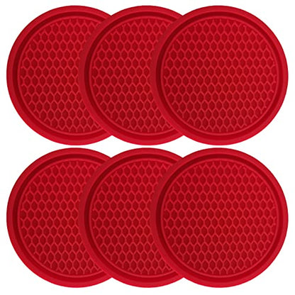 Portavasos para automóvil, paquete de 6 posavasos universale