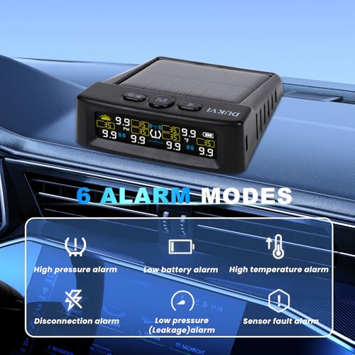 Sistema de monitoreo de presión de neumáticos RV con cargado