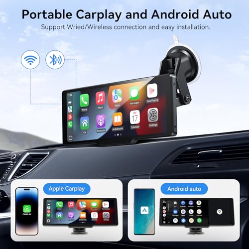 Carplay - Pantalla inalámbrica de 10 pulgadas para automóvil