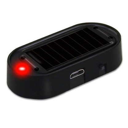Shudyear Alarma simulada de energía solar para automóvil, lu