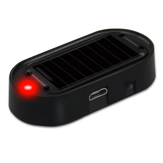 Shudyear Alarma simulada de energía solar para automóvil, lu