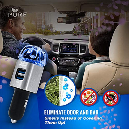 Purificador de aire de auto, 3 en 1 de acero inoxidable de a