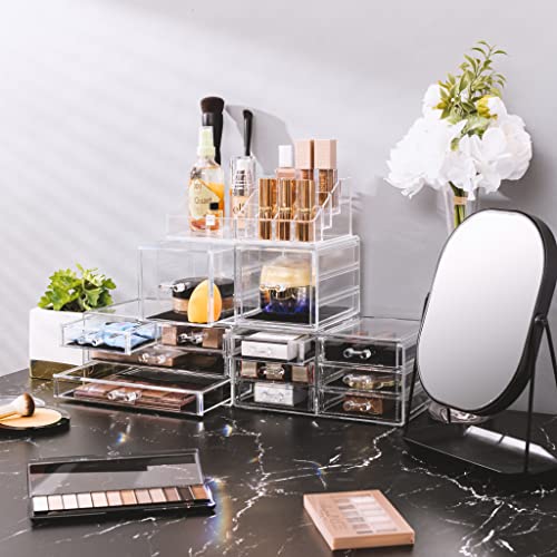 Sorbus - Contenedor y exhibidor para guardar cosméticos, maq