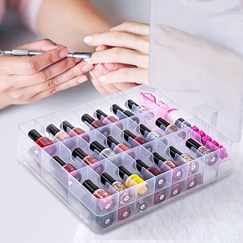 DreamGenius Estuche organizador de esmalte de uñas para 48 b