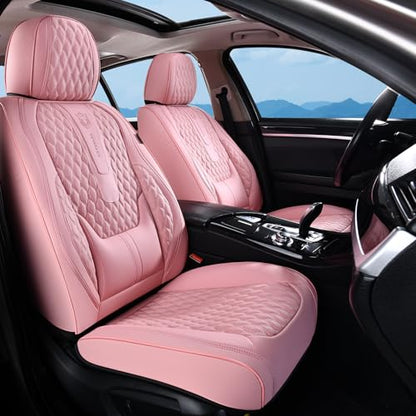 Coverado Fundas de asiento delantero, protector de asiento d