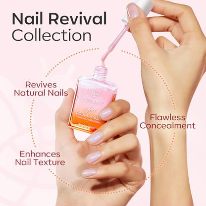 modelones Fortalecedor de uñas de gel transparente, esmalte