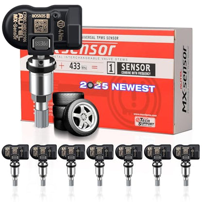 Autel Juego de 8 sensores TPMS, sensor MX-2 en 1, 315 MHz +