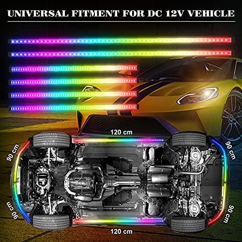 Tira de luces LED Bluetooth mejorada con 212 modos de persec