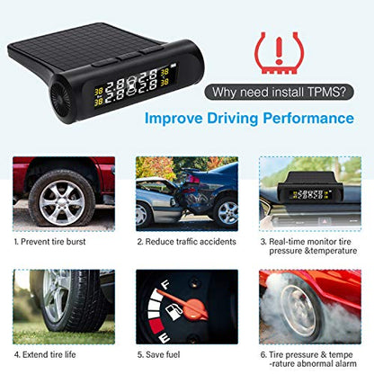 3T6B TPMS 4 Sistema de monitoreo de presión de neumáticos En