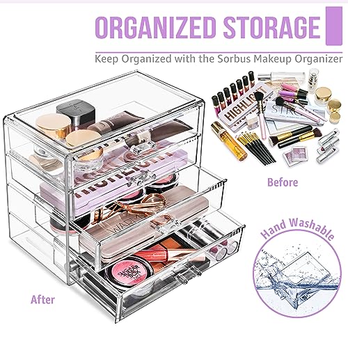 Sorbus Organizador de maquillaje – Organizador de maquillaje