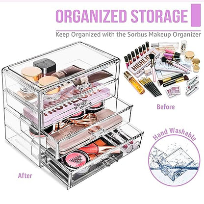 Sorbus Organizador de maquillaje – Organizador de maquillaje