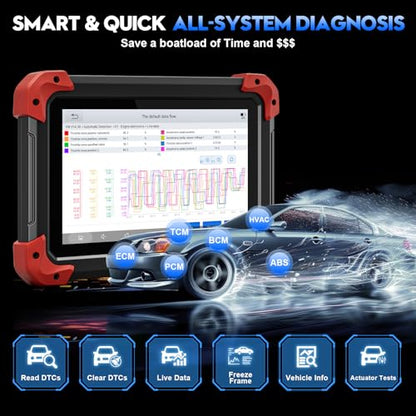 XTOOL - Escáner automotriz OBD2 bidireccional D7: V2.0, herr