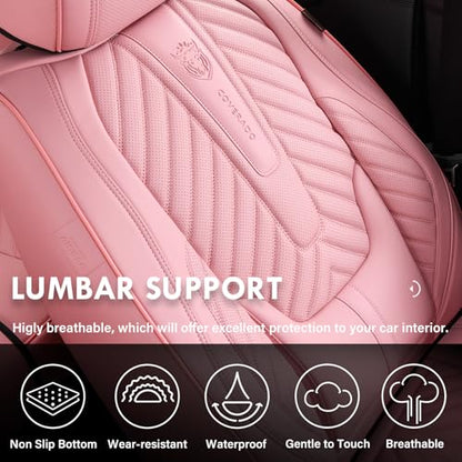 Coverado Fundas de asiento delantero, protector de asiento d