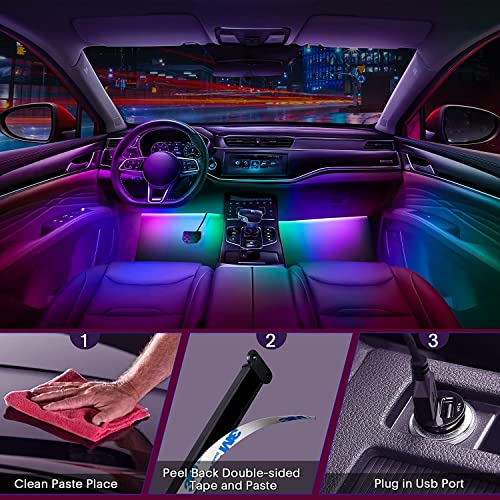 Luces interiores de automóviles dentro de tu automóvil, luce
