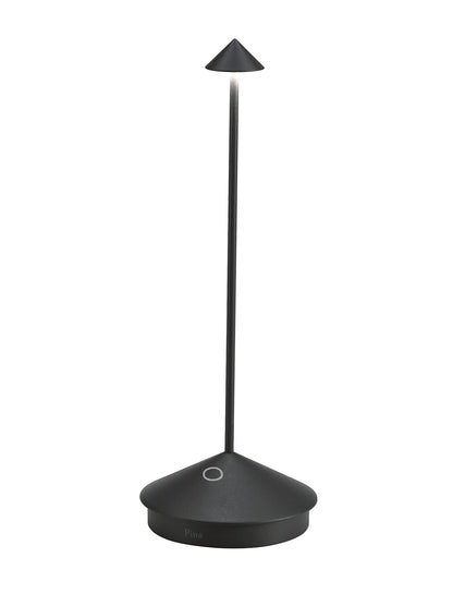 Zafferano Pina Pro - Lámpara de mesa LED inalámbrica (alumin