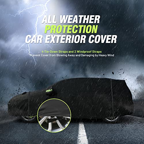 Favoto Hatchback - Funda para coche, 5 capas, ajuste univers