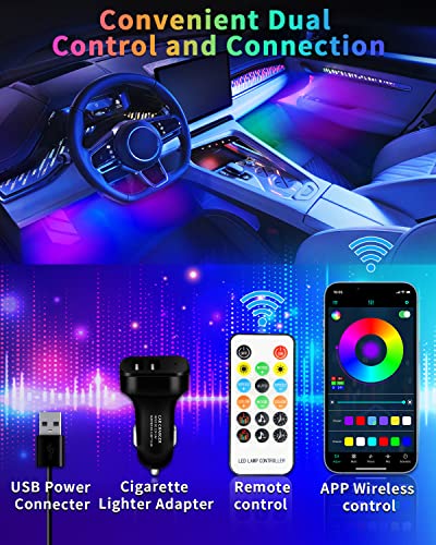 YM E-Bright t 72 luces LED de tira de luces interiores de co