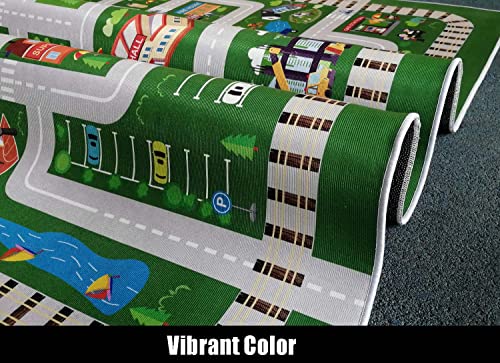 Alfombra de juego para sala de juegos para niños, camino de