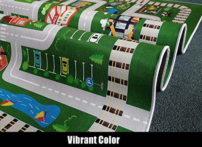 Alfombra de juego para sala de juegos para niños, camino de