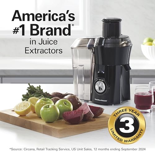 Hamilton Beach exprimidor de boca grande, Negro