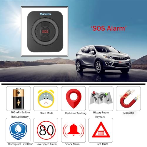 Dispositivo de seguimiento de automóvil oculto, 4G LTE, mini