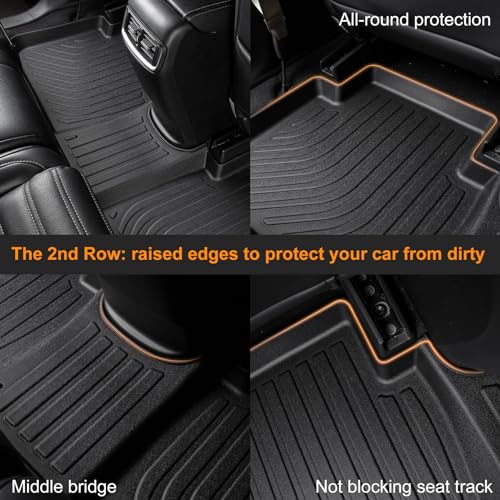 Binmotor-All Weather Car Floor Mats Cargo Liner Set for Chev