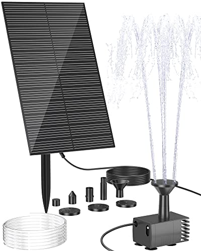 Biling Bomba solar para fuente de agua, baño solar para pája