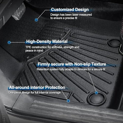 Peleus Alfombrillas para Nissan Kicks, TPE 2025, protección