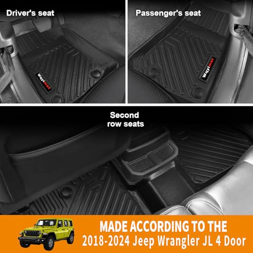 Alfombrillas personalizadas para Jeep Wrangler JL 2018-2025