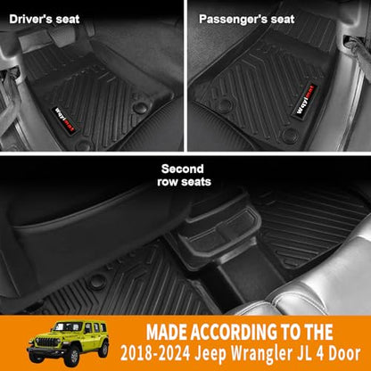 Alfombrillas personalizadas para Jeep Wrangler JL 2018-2025