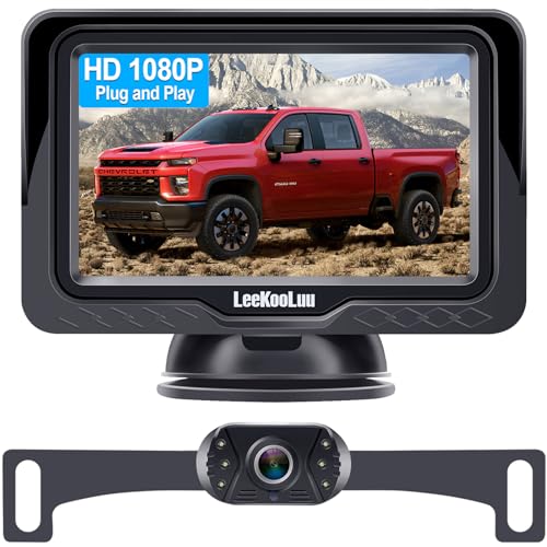 Kit de monitor de visión trasera HD 1080P para automóvil, ca