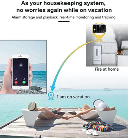 LWOHSI PG108 Sistema de alarma para seguridad del hogar, WiF