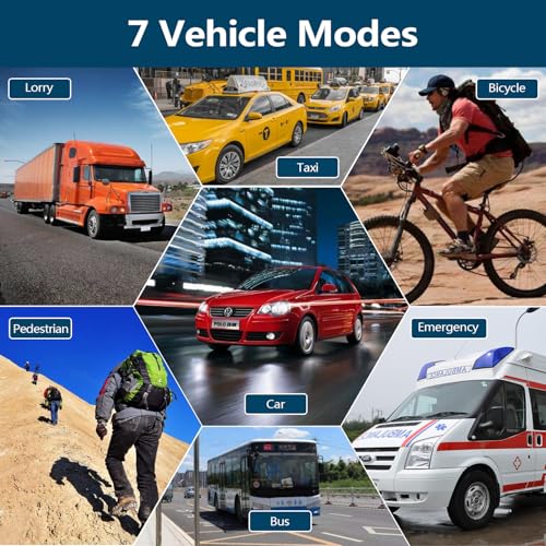 Navegador GPS para automóvil, mapa 2025 de 9 pulgadas, panta