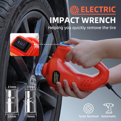 Kit de gato eléctrico hidráulico para automóvil de 5 tonelad