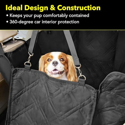 Meadowlark Funda de asiento de coche para perro con hamaca d