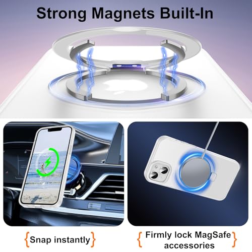 ZHK Funda magnética compatible con iPhone 14 con soporte de