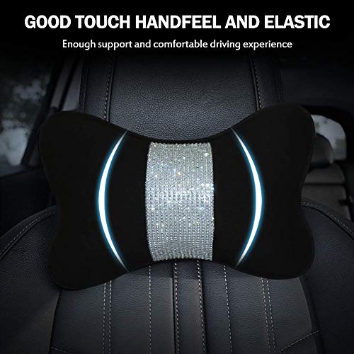 eing Paquete de 2 almohadas brillantes para asiento de autom