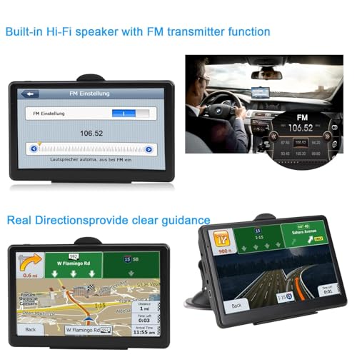 Navegador GPS para automóvil, el último mapa LONGRUF 2025 de
