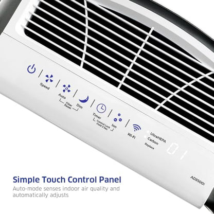 AIRDOCTOR Purificador de aire inteligente 3500i para salas d