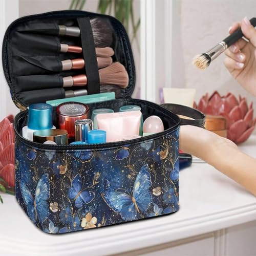 Flashideas Bolsa de maquillaje, bolsa organizadora de maquil