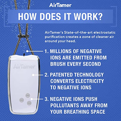 AirTamer Purificador de aire personal recargable A320W, rend