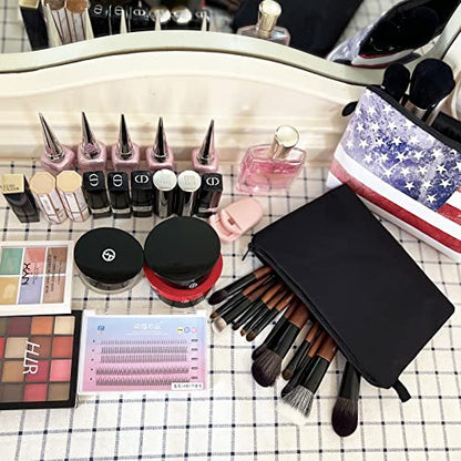 Bolsa de maquillaje perezosa, organizador de cosméticos de,