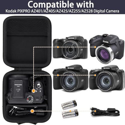 Funda para cámara compatible con KODAK PIXPRO AZ405/AZ425/AZ