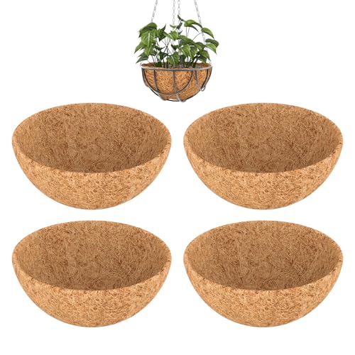 XYSM Hanging Baskets Liners for Plants Outdoor ，Coconut Line